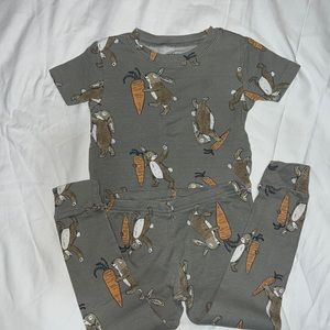 Bunny rabbit, snug fit carters pajamas